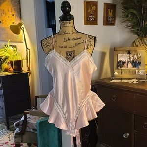 Vintage '90s Lingerie Pale Pink Teddy